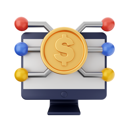 Internet Banking  3D Icon