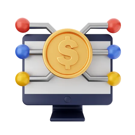 Internet Banking  3D Icon