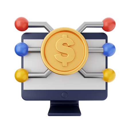 Internet Banking  3D Icon