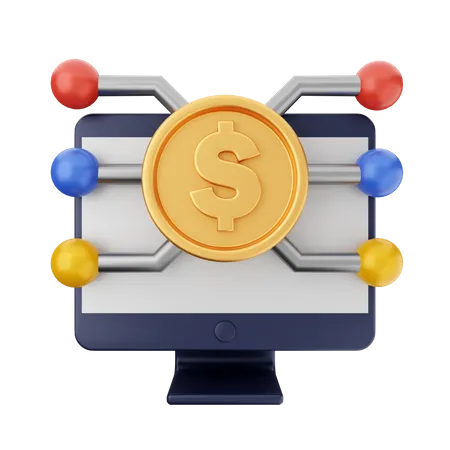 3 D Currency Icon Illustration 3D Icon