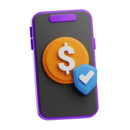 Internet Banking Internet Security  3D Icon