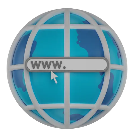 Internet Browser  3D Icon