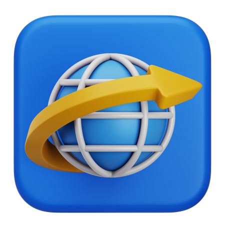 Internet Browser  3D Icon