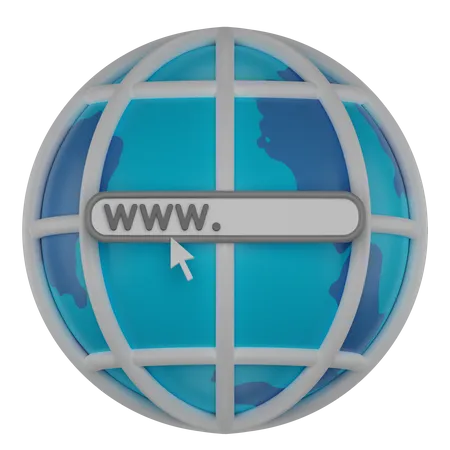 Internet Browser 3 D Illustration 3D Icon