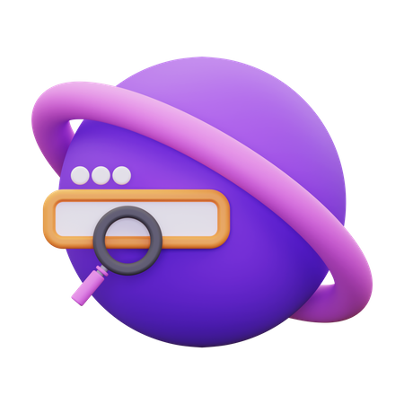 Internet browser  3D Icon