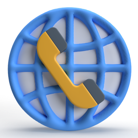 Internet Call  3D Icon