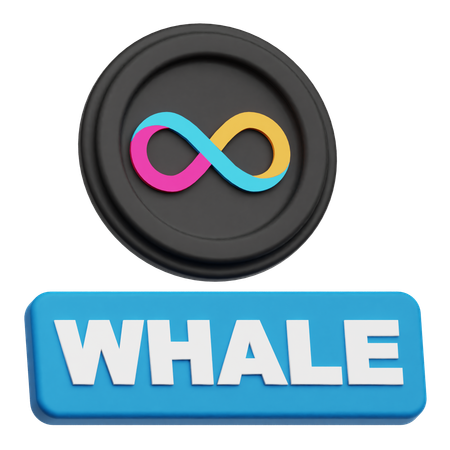 Baleia de computador de internet  3D Icon
