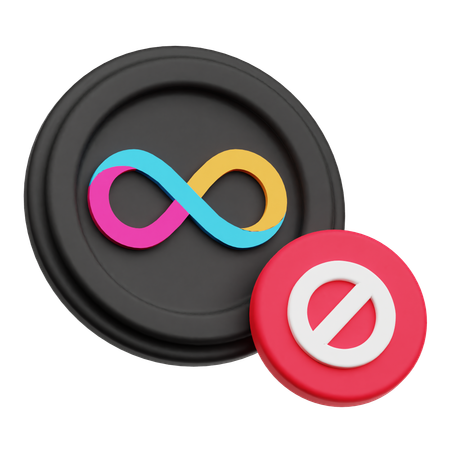 Internet Computer Banned  3D Icon