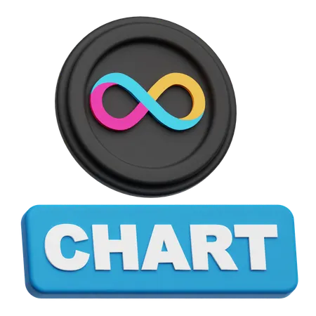 Internet Computer Chart  3D Icon