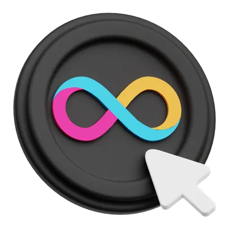 Internet Computer Click  3D Icon