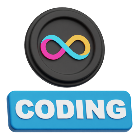 Internet Computer Coding  3D Icon