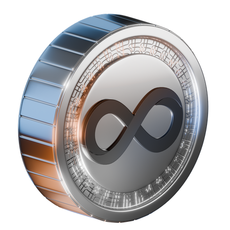 Internet Computer Coin  3D Icon