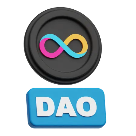 Internet Computer Dao  3D Icon