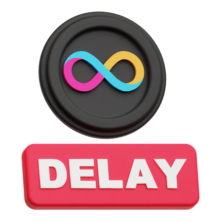 Internet Computer Delay  3D Icon