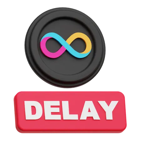 Internet Computer Delay  3D Icon