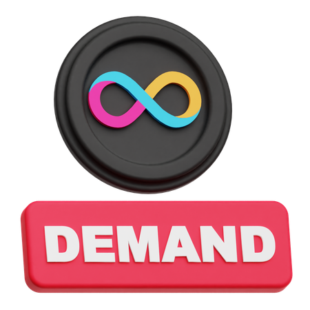 Internet Computer Demand  3D Icon