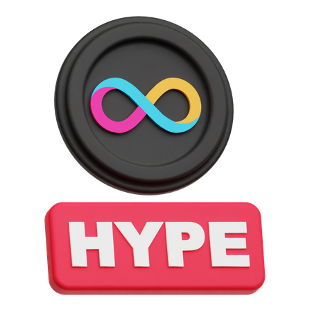 Internet Computer Hype  3D Icon