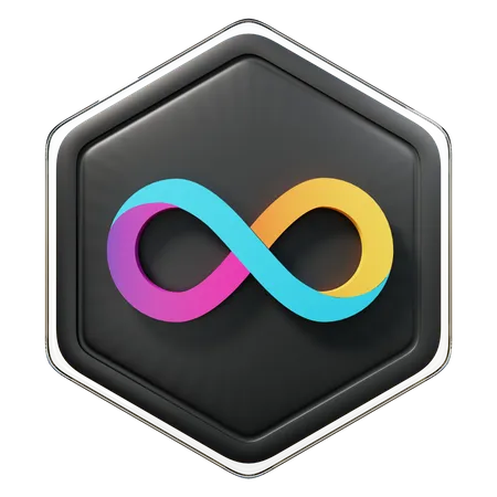 Internet Computer (ICP) Badge 3D Icon