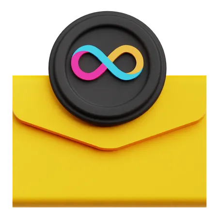 Internet Computer Mail  3D Icon