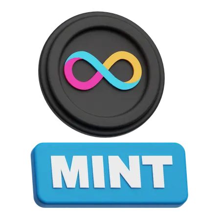 Internet Computer Mint  3D Icon