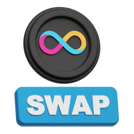 Internet Computer Swap  3D Icon
