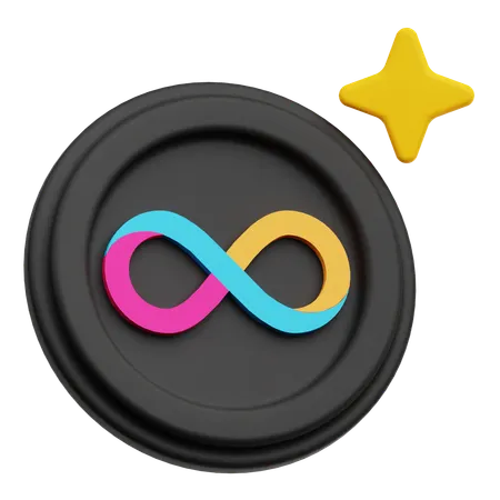 Internet Computer Token  3D Icon