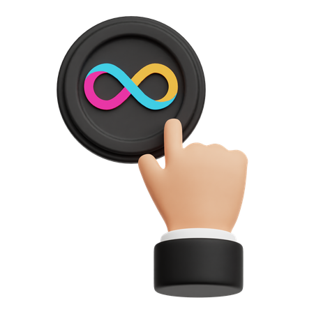 Internet Computer Touch  3D Icon
