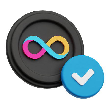 Internet Computer Verify  3D Icon