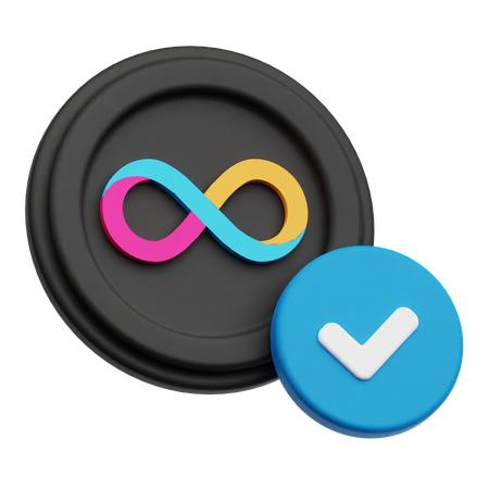 Internet Computer Verify  3D Icon