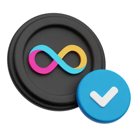 Internet Computer Verify  3D Icon