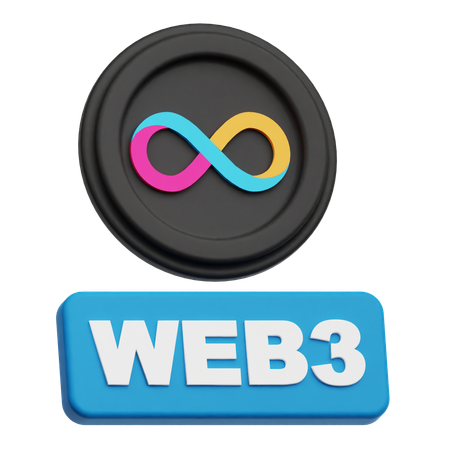 Internet Computer Web 3  3D Icon