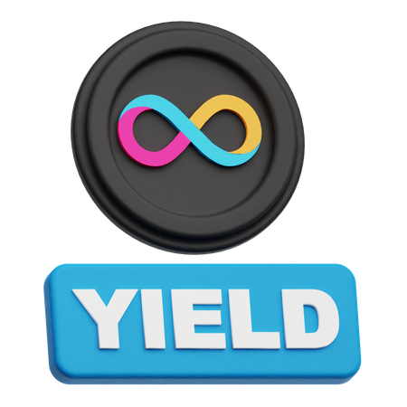 Internet Computer Yield  3D Icon