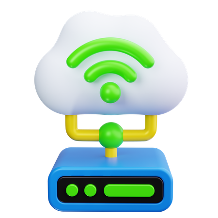 Internet Connection  3D Icon