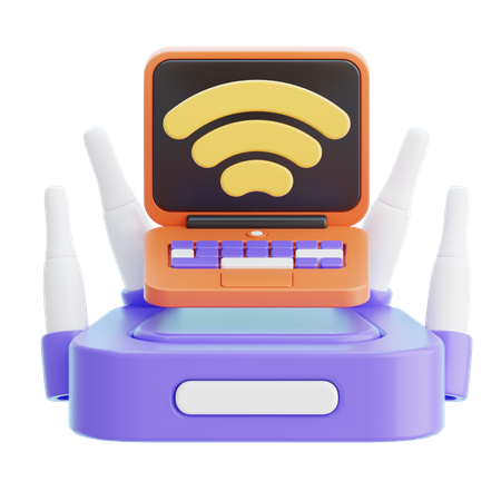 Internet Connection  3D Icon