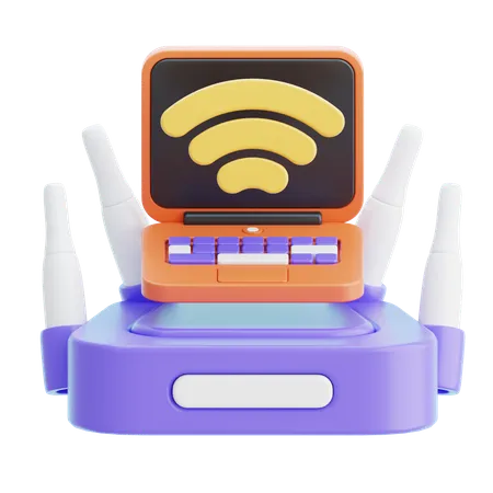 Internet Connection  3D Icon