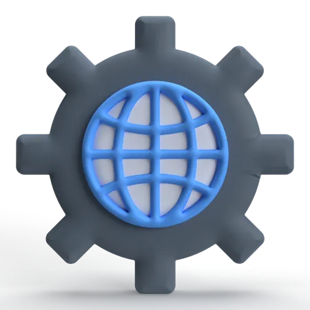 Interneteinstellungen  3D Icon