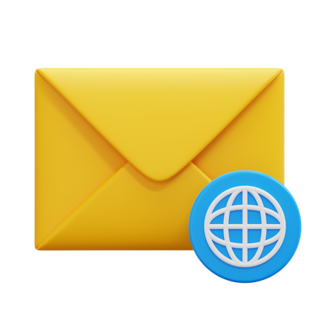 Internet Email  3D Icon