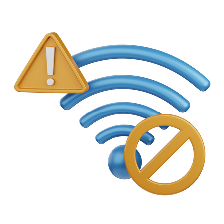 Internet Error  3D Icon