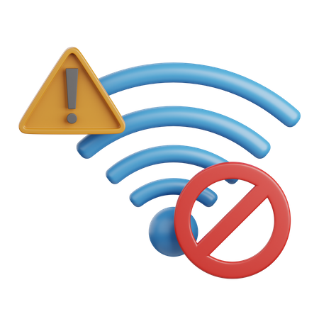 Internet Error  3D Icon