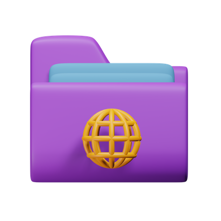 Internet File  3D Icon