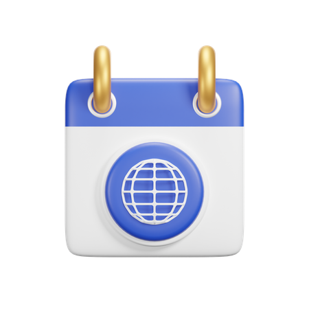 Internetkalender  3D Icon