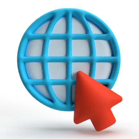 Internet-Klick  3D Icon