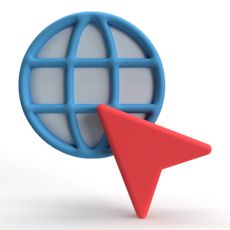 Internet-Klick  3D Icon