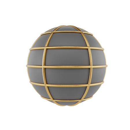 Internet Logo 3D Illustration