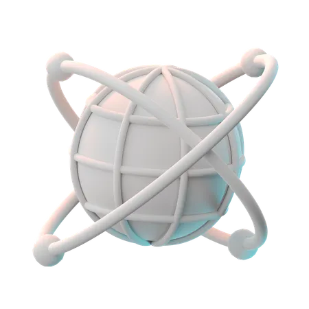 Internet Network  3D Icon