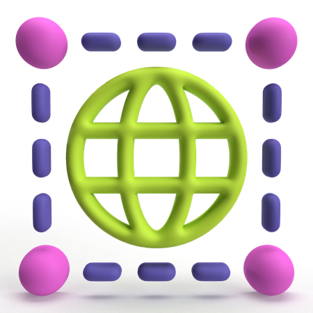 Internet Network  3D Icon