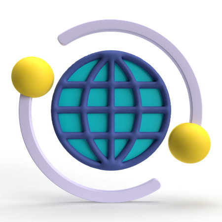 Internet Network  3D Icon