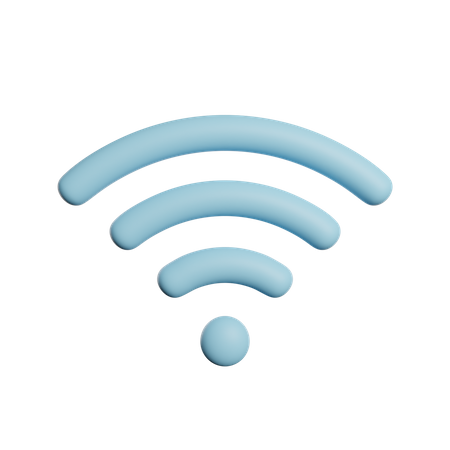 Internet Network Signal  3D Icon