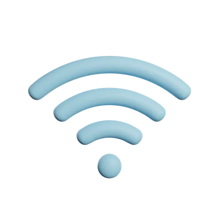Internet Network Signal 3D Icon