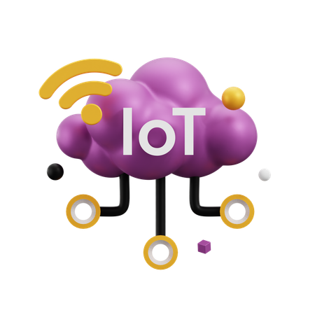 Internet Of Things  3D Icon